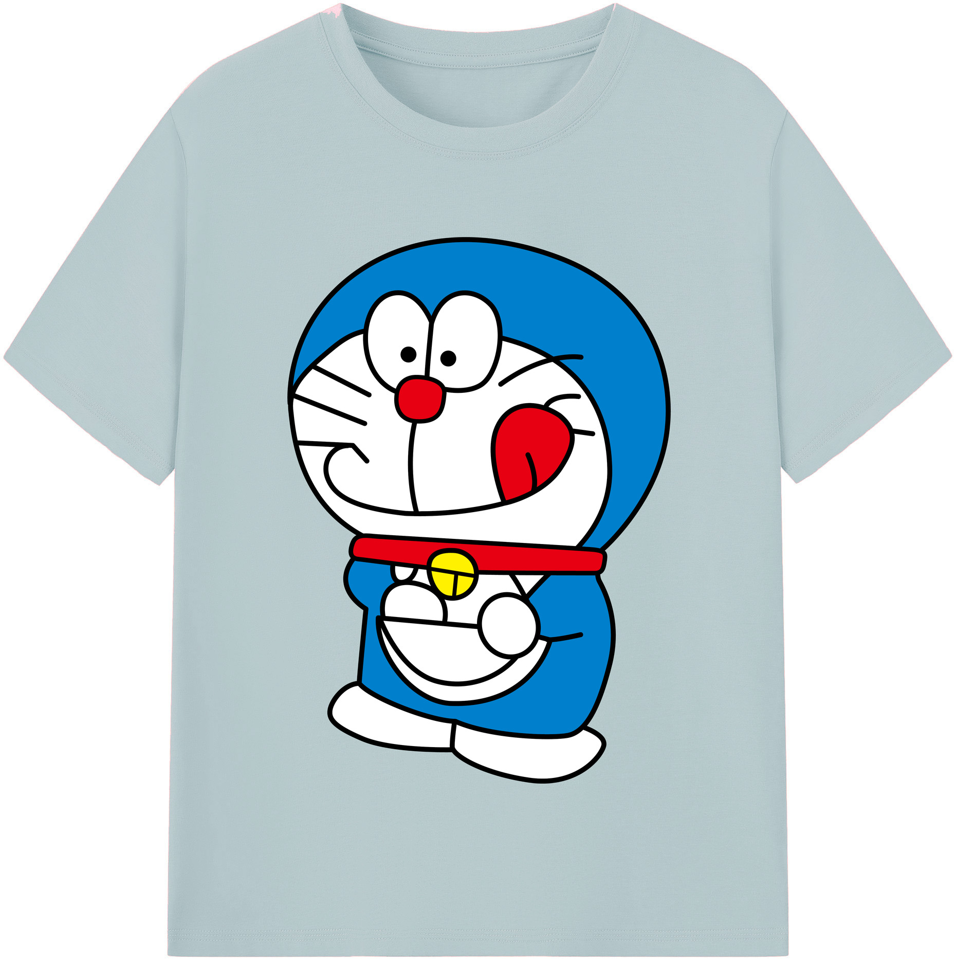 （画像用） ドラえもん Doraemon 綿100％半袖Tシャツ（フロントプリント）